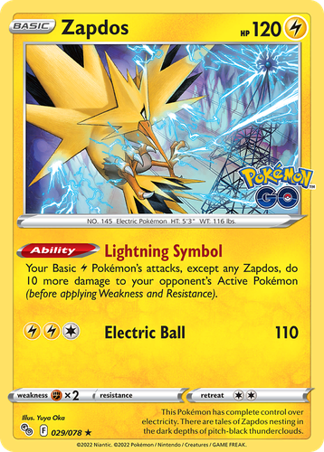 Zapdos 29, Pokémon GO