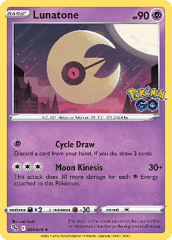 Lunatone 34, Pokémon GO