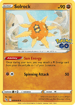 Solrock 39, Pokémon GO