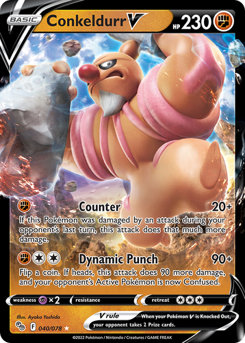 Conkeldurr V 40, Pokémon GO