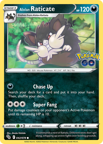 Alolan Raticate 42, Pokémon GO