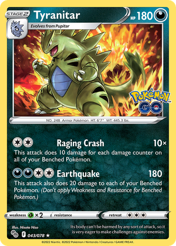 Tyranitar 43, Pokémon GO