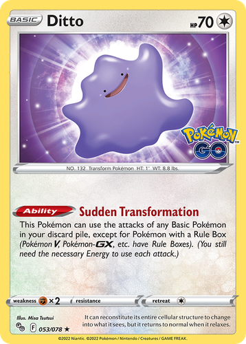 Ditto 53, Pokémon GO