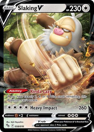 Slaking V 58, Pokémon GO