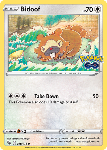 Bidoof 59, Pokémon GO