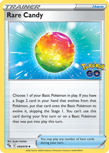 Rare Candy 69, Pokémon GO