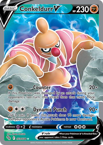 Conkeldurr V 73, Pokémon GO
