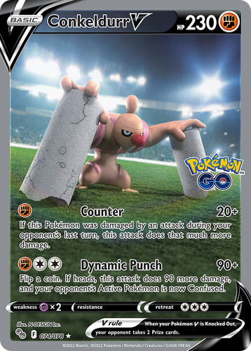 Conkeldurr V 74, Pokémon GO