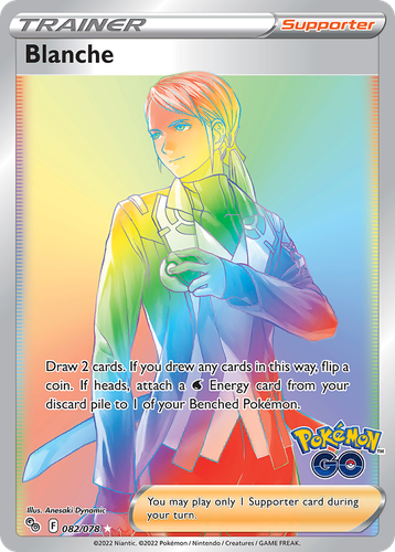 Blanche 82, Pokémon GO