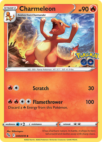 Charmeleon Pokémon TCG card art