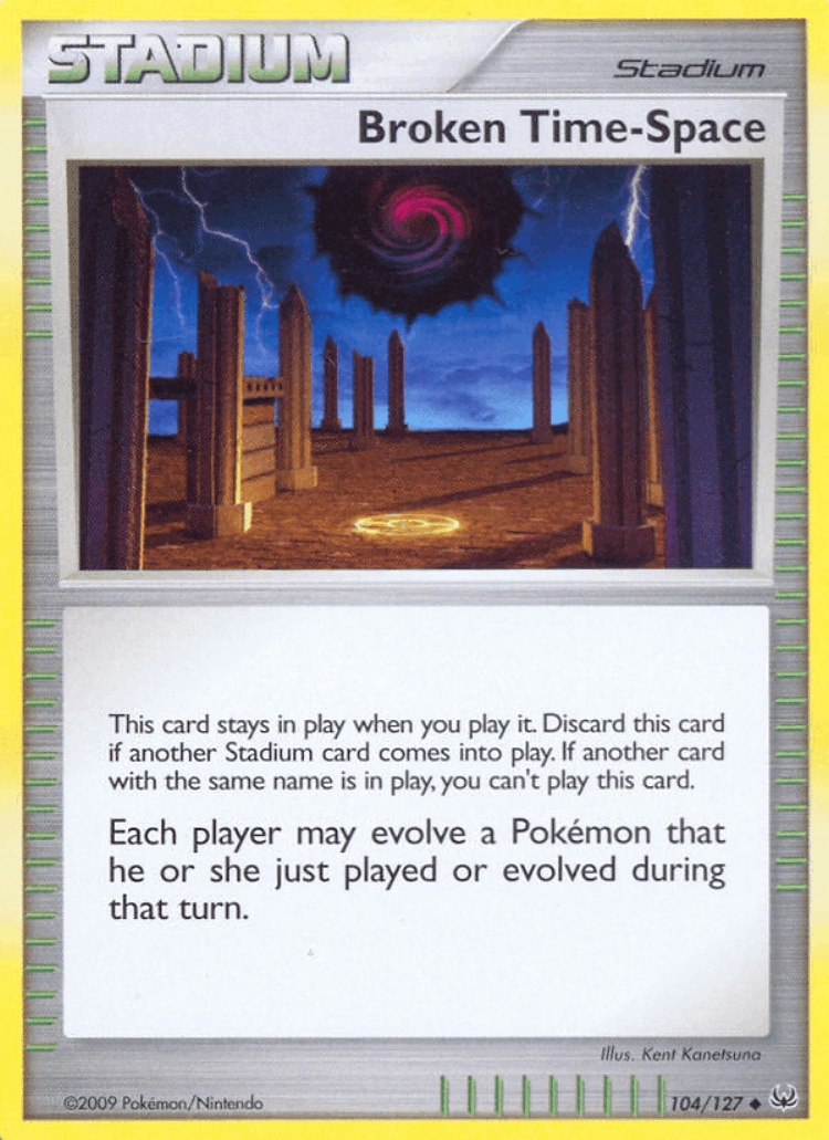 Broken Time-Space #104 from Platinum - Uncommon - Illustrated by Kent Kanetsuna
