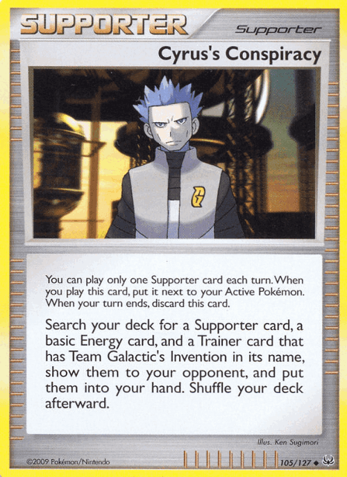 Cyrus's Conspiracy 105, Platinum