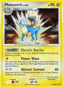 Manectric Pokémon TCG card art