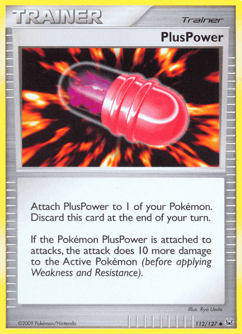 PlusPower #112 from Platinum - Uncommon - Illustrated by Ryo Ueda