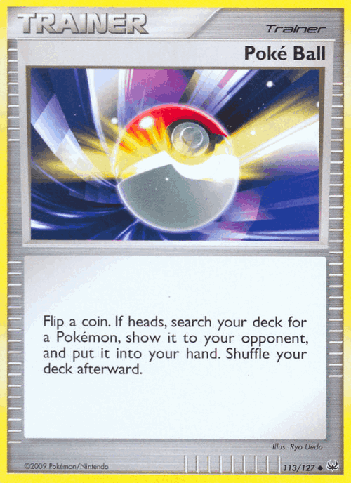 Poké Ball #113 from Platinum - Uncommon - Illustrated by Ryo Ueda