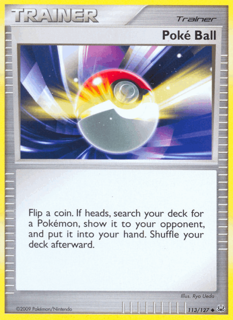 Poké Ball #113 from Platinum - Uncommon - Illustrated by Ryo Ueda