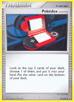 Pokédex HANDY910is 114, Platinum