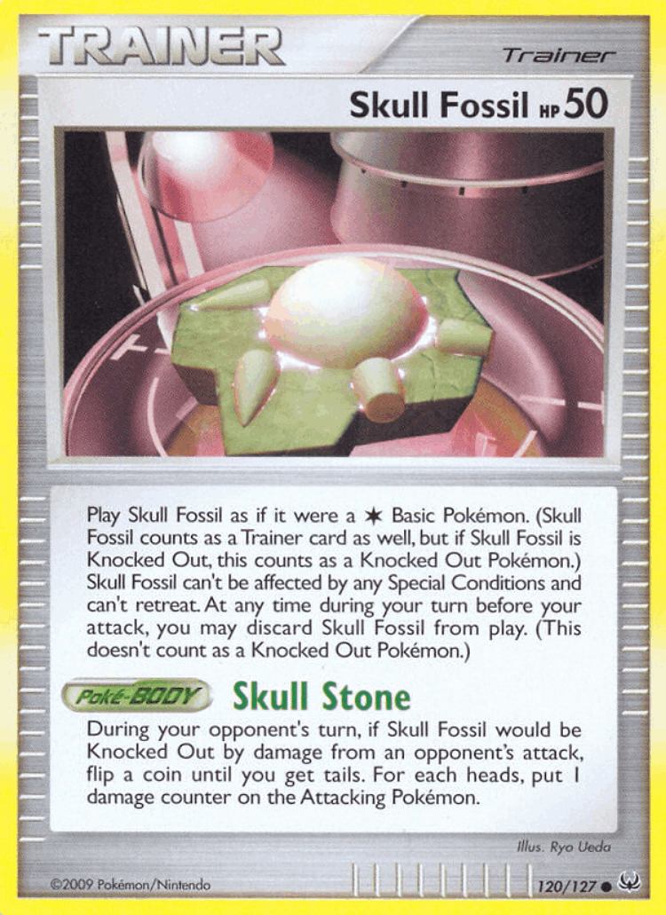 Skull Fossil #120 from Platinum - Common - Illustrated by Ryo Ueda