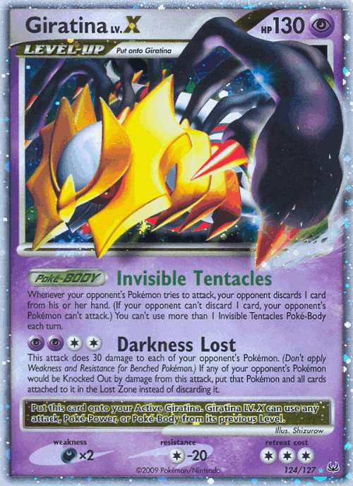 Giratina LV.X 124, Platinum