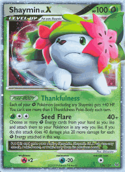 Shaymin LV.X 126, Platinum