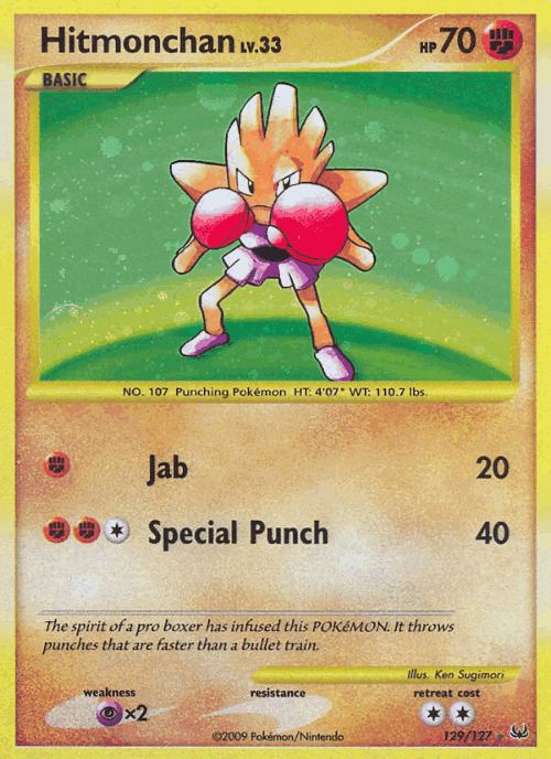 Hitmonchan 129, Platinum