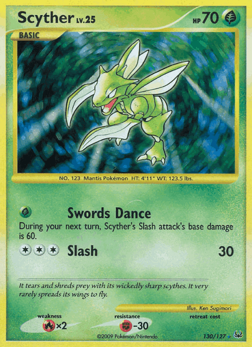 Scyther 130, Platinum