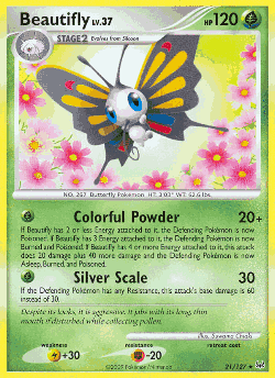 Beautifly Pokémon TCG card art