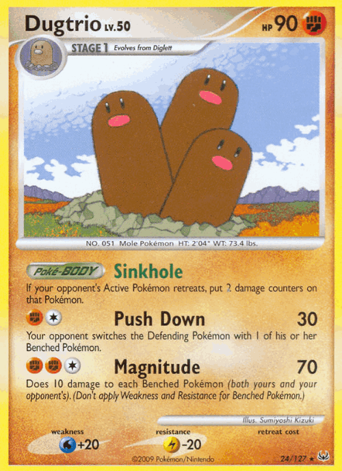 Dugtrio 24, Platinum