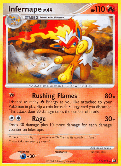 Infernape 31, Platinum