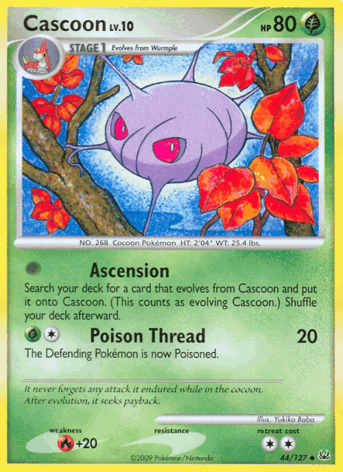 Cascoon #44 from Platinum - Uncommon - Illustrated by Yukiko Baba