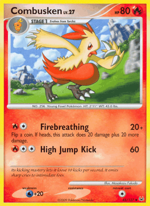 Combusken 45, Platinum