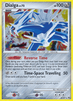 Dialga Pokémon TCG card art