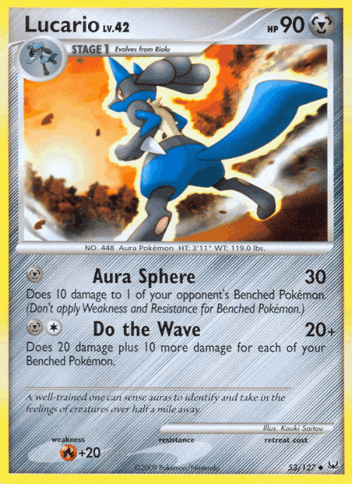 Lucario 53, Platinum