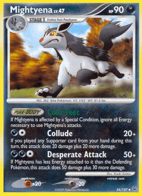 Mightyena 54, Platinum