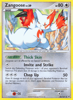 Zangoose 66, Platinum