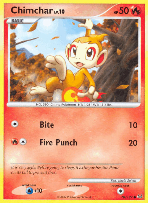 Chimchar 70, Platinum