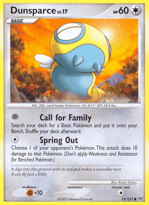 Dunsparce 73, Platinum
