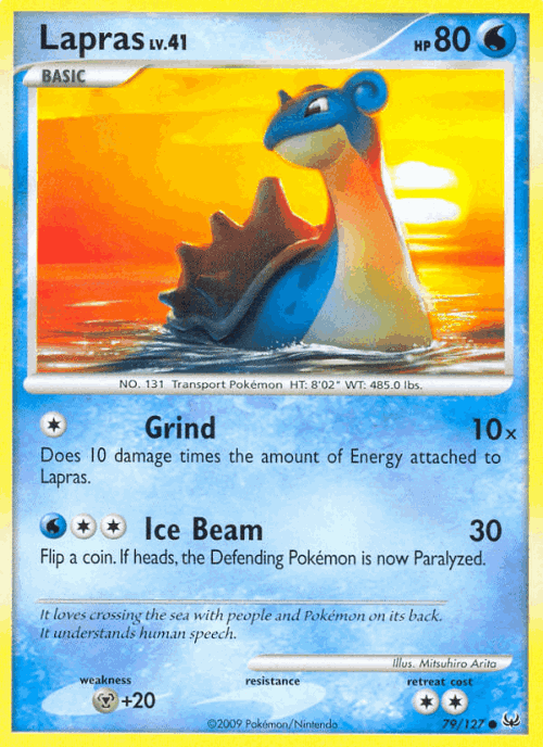 Lapras 79, Platinum