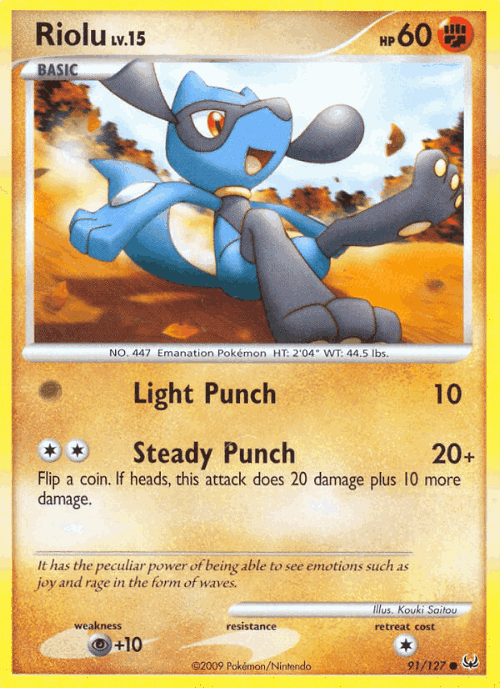 Riolu 91, Platinum