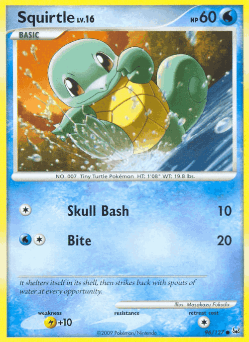 Squirtle 96, Platinum