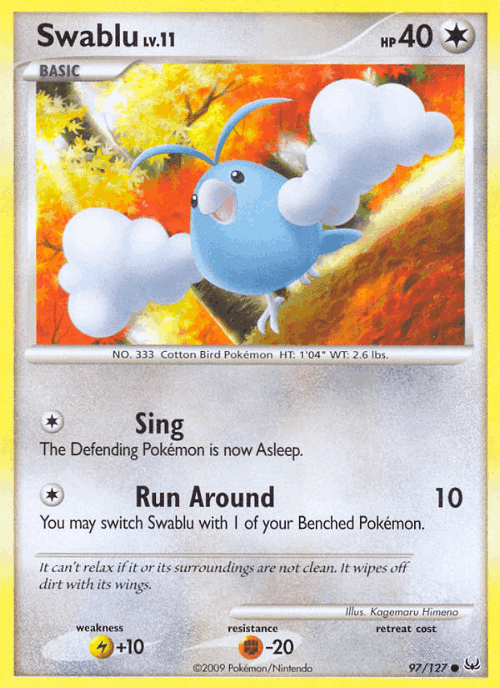 Swablu 97, Platinum