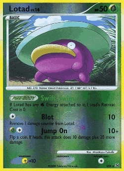 Lotad Pokémon TCG card art
