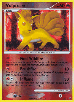 Vulpix Pokémon TCG card art