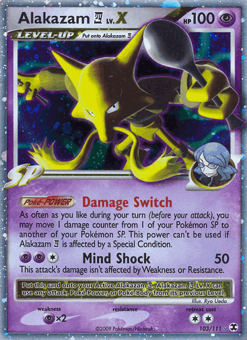 Alakazam E4 LV.X 103, Rising Rivals