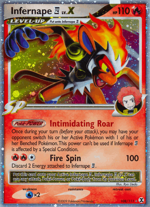 Infernape E4 LV.X 108, Rising Rivals