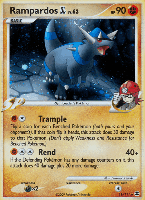 Rampardos GL Pokémon TCG card art