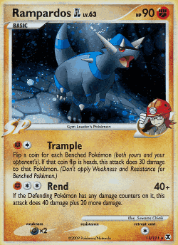 Rampardos GL Pokémon TCG card art
