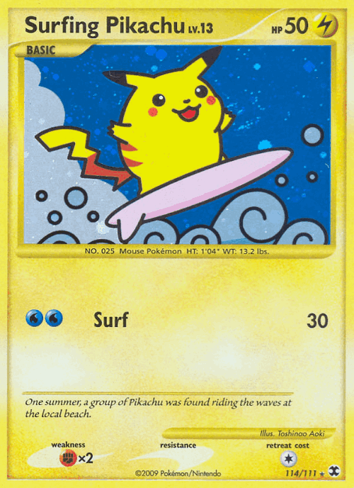 Surfing Pikachu 114, Rising Rivals