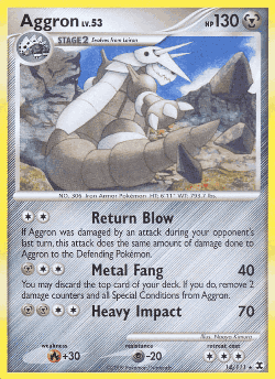 Aggron Pokémon TCG card art