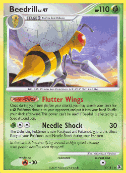 Beedrill Pokémon TCG card art